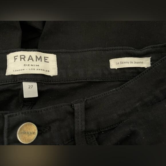 NEW ~ Frame ~ Denim Le Color Rip Jeans 27 - Picture 4 of 8